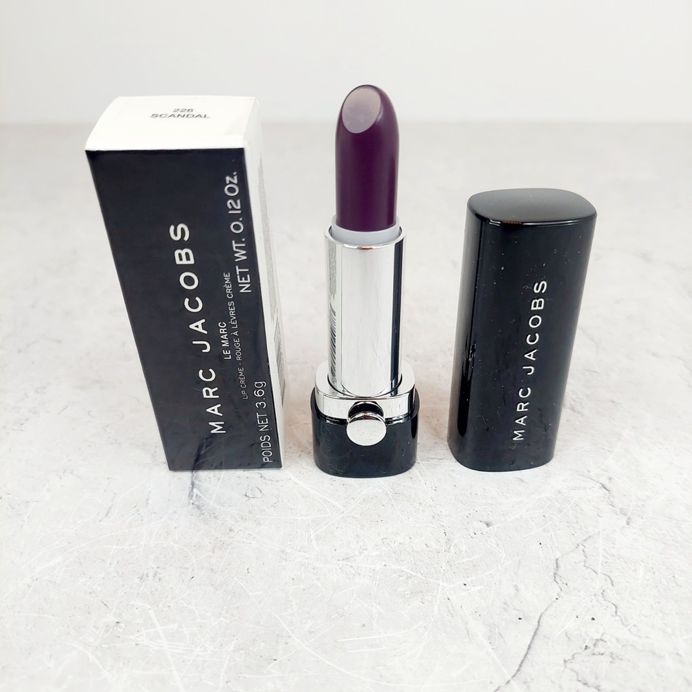NIB Marc Jacobs Le Marc Lip Crème - 226 Scandal | Full Size 3.6g / .12 oz